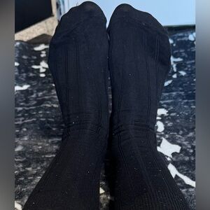 No Brand Men’s Black Striped Dress Socks Size 8-12